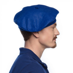 Modrá čepice rádiovka (baret)